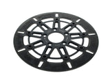 Kodlin KM-K7143C 11.8" Front 9-Spoke Disc Rotor Polished Band & Black Carrier for Harley-Davidson Dyna 06-17/Softail 15-Up/Sportster 14-21 & some Touring 08-Up