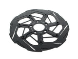Kodlin KM-K7143DR 11.8" Right Hand Front 7-Spoke Disc Rotor Polished Band & Black Carrier