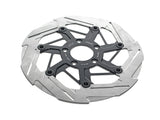 Kodlin KM-K7143DR 11.8" Right Hand Front 7-Spoke Disc Rotor Polished Band & Black Carrier