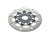 Kodlin KM-K7145C 11.5" Rear 9-Spoke Disc Rotor Polished Band & Black Carrier for Harley-Davidson Big Twin 00-Up/Sportster 00-10