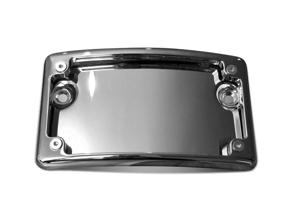 Kodlin KM-KUS20101 Curved LED Number Plate Kit Chrome for most Touring 13-Up