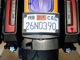 Kodlin KM-KUS20102 Curved Radius Number Plate Kit Black for Harley-Davidson CVO Touring 23-Up/Street Glide/Road Glide 24-Up Models
