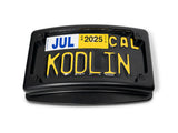 Kodlin KM-KUS20102 Curved Radius Number Plate Kit Black for Harley-Davidson CVO Touring 23-Up/Street Glide/Road Glide 24-Up Models