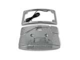 Kodlin KM-KUS20103 Curved Radius Number Plate Kit Chrome for Harley-Davidson CVO Touring 23-Up/Street Glide/Road Glide 24-Up Models