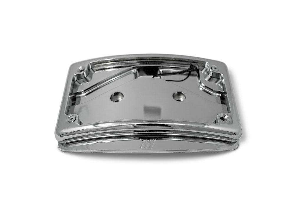 Kodlin KM-KUS20103 Curved Radius Number Plate Kit Chrome for Harley-Davidson CVO Touring 23-Up/Street Glide/Road Glide 24-Up Models