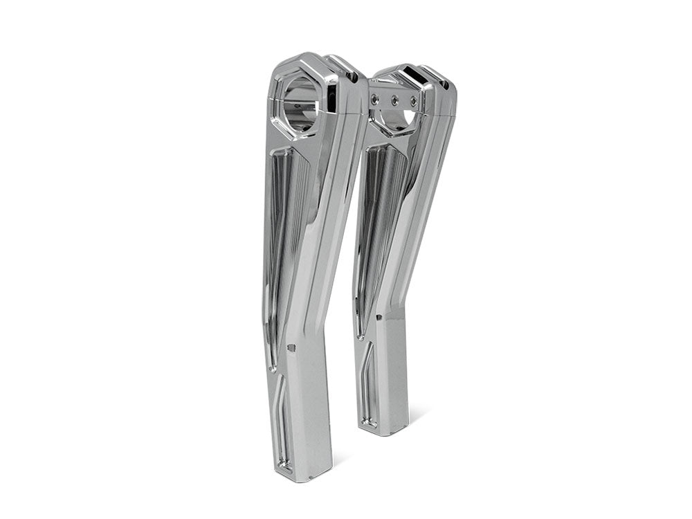 Kodlin KM-KUS55134 10" Pullback Accent Pro Riser Kit Chrome for 1.25" Handlebars