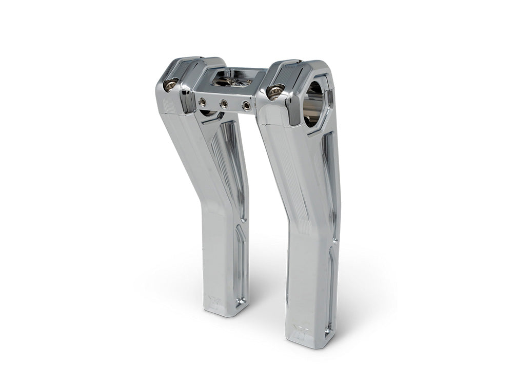 Kodlin KM-KUS55136 8" Pullback Accent Pro Riser Kit Chrome for 1.25" Handlebars