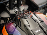 Kodlin KM-KUS61202 Ascent Pro Fuel Cap Gloss Black for Harley-Davidson CVO Touring 23-Up/Street Glide/Road Glide 24-Up/Touring 25-Up