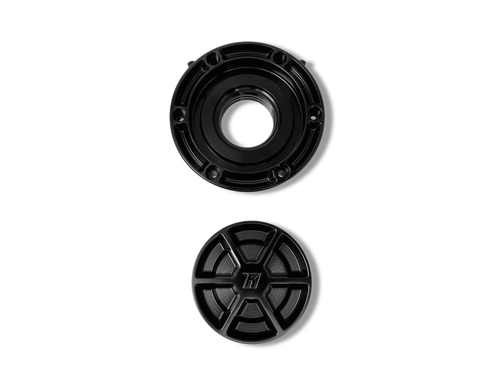 Kodlin KM-KUS61202 Ascent Pro Fuel Cap Gloss Black for Harley-Davidson CVO Touring 23-Up/Street Glide/Road Glide 24-Up/Touring 25-Up