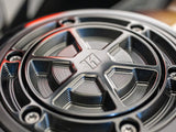Kodlin KM-KUS61202 Ascent Pro Fuel Cap Gloss Black for Harley-Davidson CVO Touring 23-Up/Street Glide/Road Glide 24-Up/Touring 25-Up