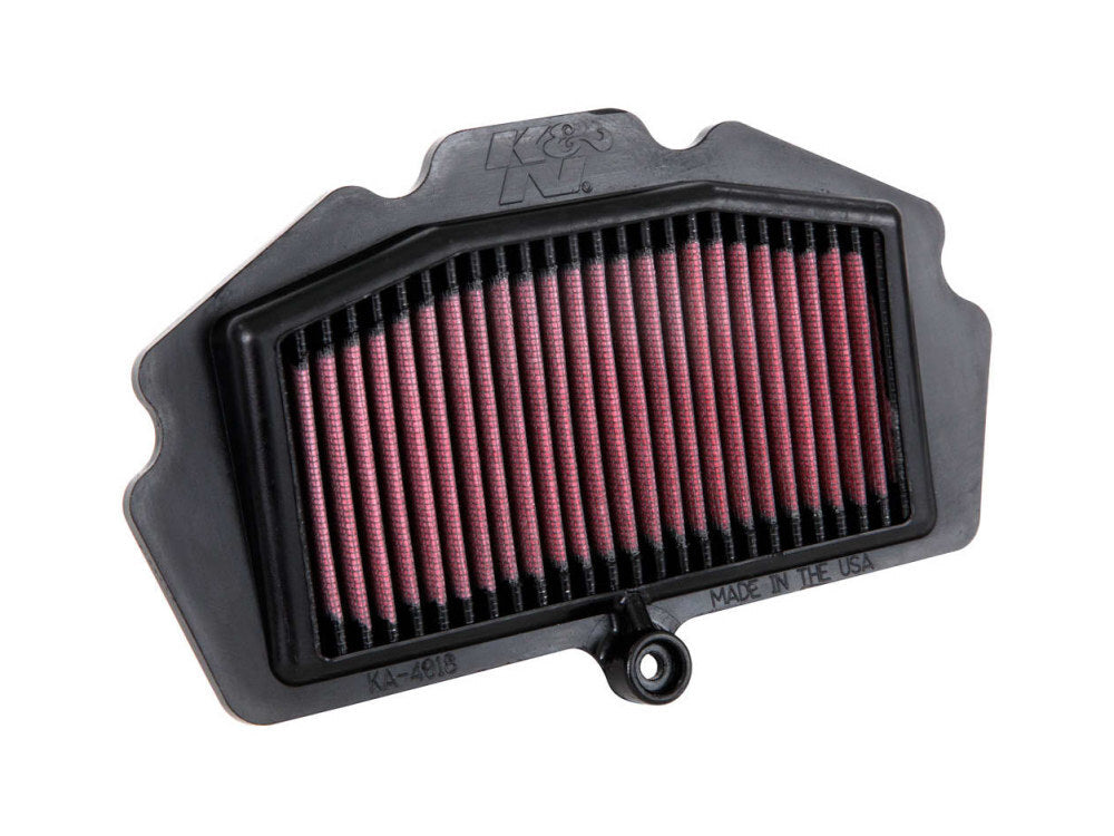 K&N Filters KN-KA-4018 Air Filter Element for Kawasaki Ninja 400 18-Up/Z400 19-Up