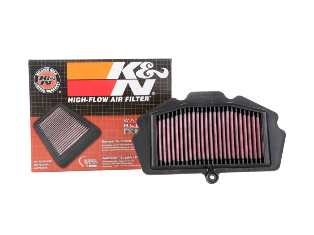 K&N Filters KN-KA-4018 Air Filter Element for Kawasaki Ninja 400 18-Up/Z400 19-Up