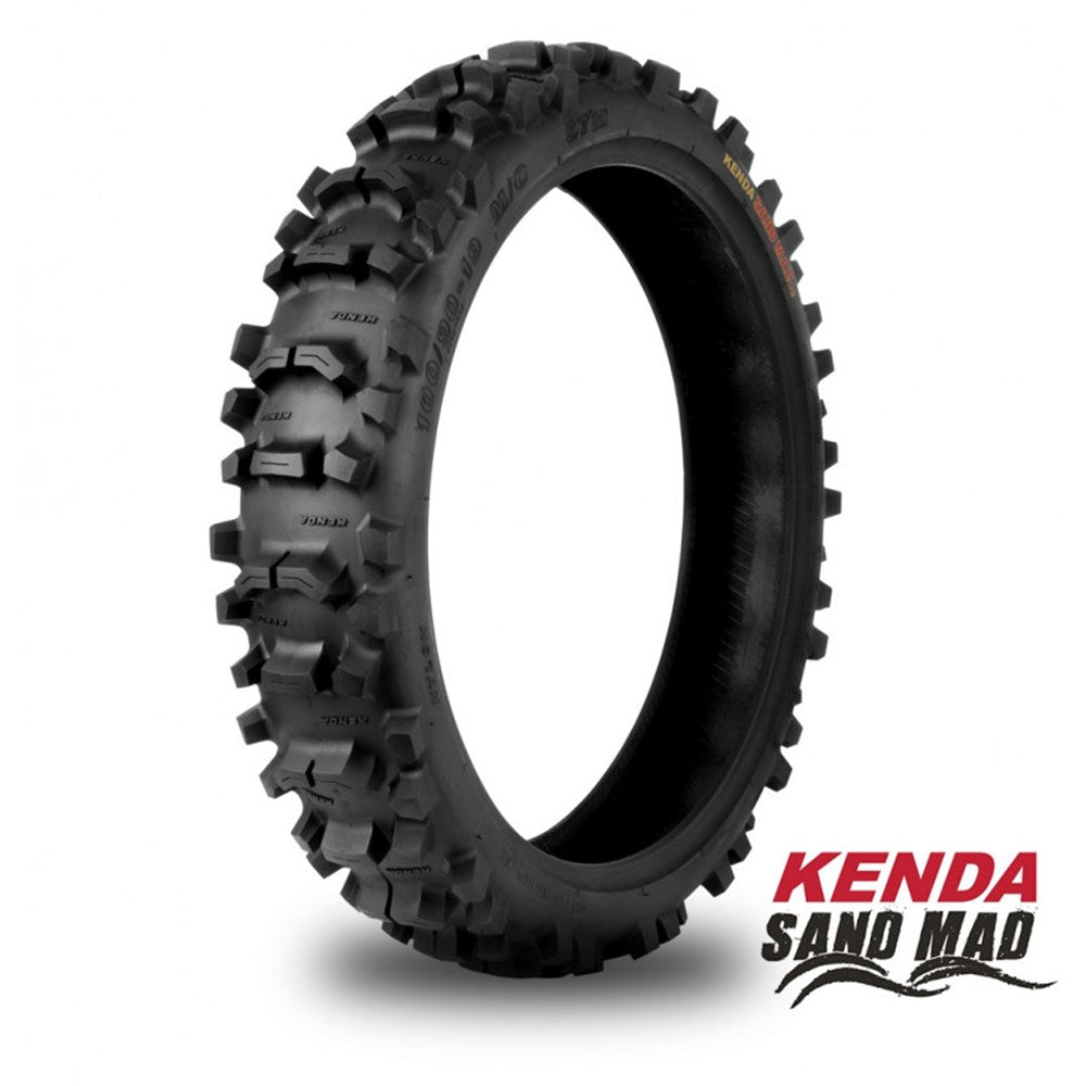 Kenda K782 Sand Mad Rear Tyre 100/90-19 57M Tube Type