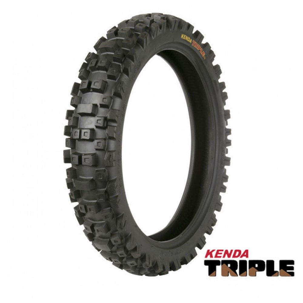 Kenda K781 Triple Hard Rear Tyre 110/100-18 64M Tube Type