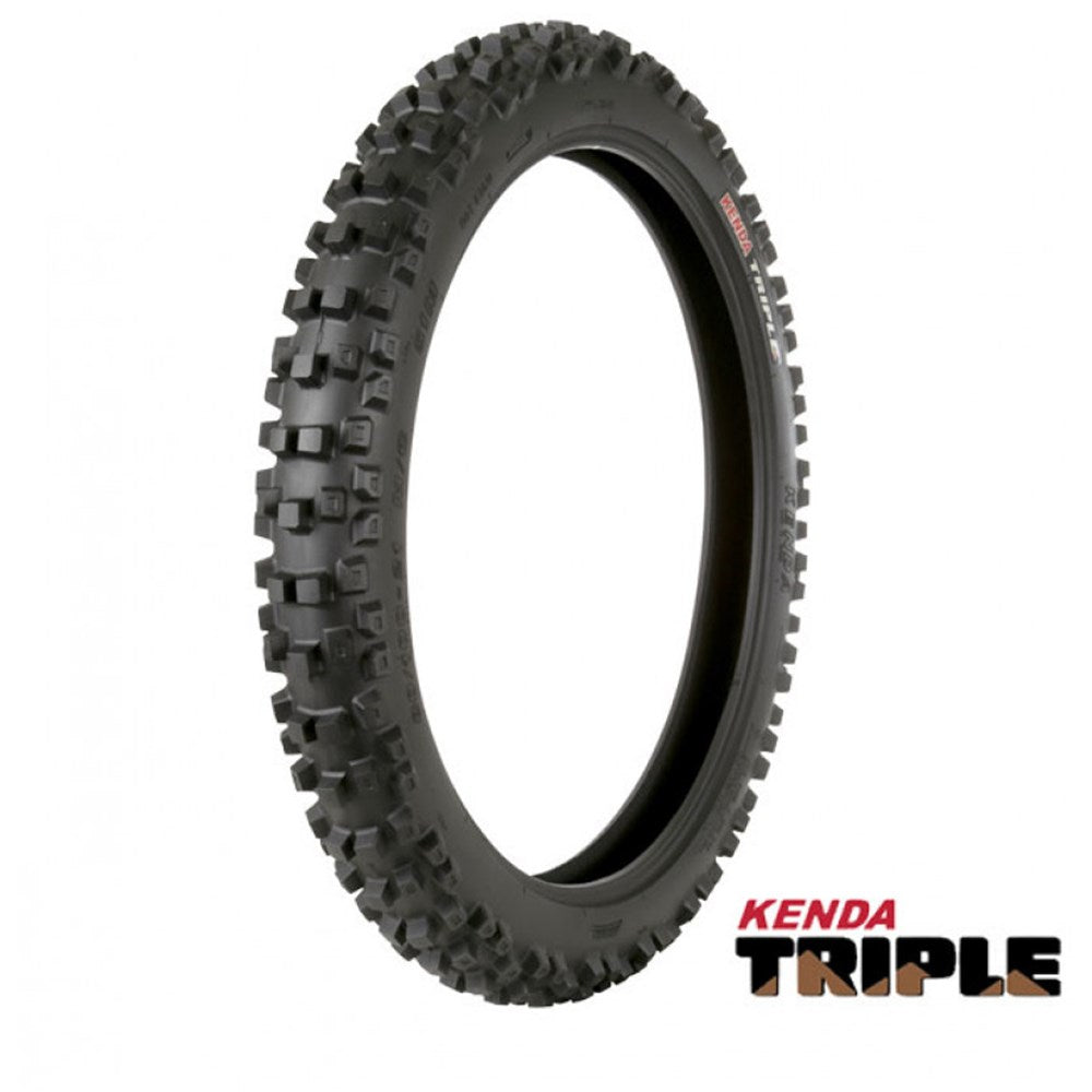 Kenda K781 Triple Front Tyre 80/100-21 51M Tube Type