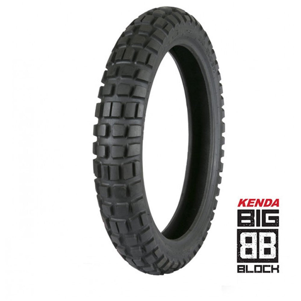 Kenda K784 Big Block Front Tyre 100/90B19 57Q M+S Tubeless