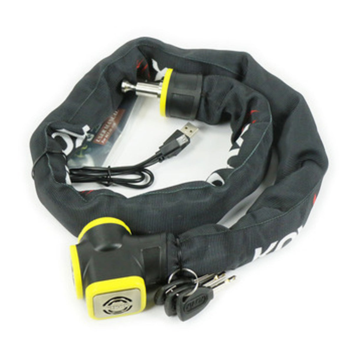 Kovix KCL10-150 Hexagon Hardened Chain Alarmed Lock 10mm x 150cm