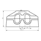 Kovix KGA Floor Anchor Black
