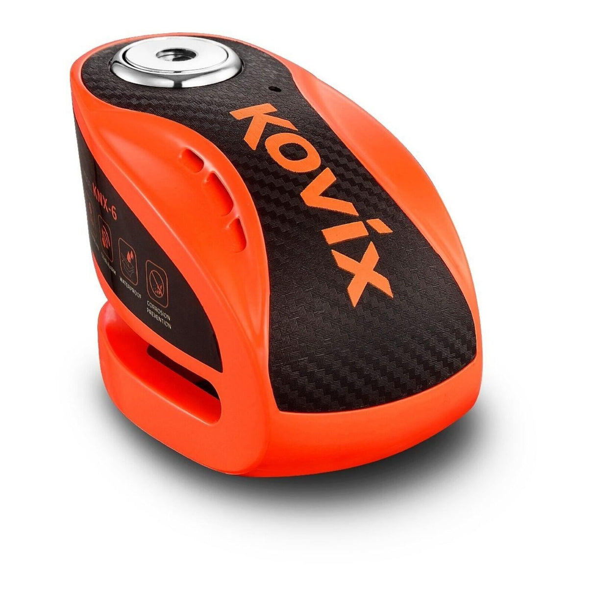 Kovix KNX6 Alarm Disc Lock Orange w/Reminder Cable & Mount