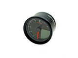 Koso KOS-BA051211 3-3/8" Round Speedometer w/Tachometer Black for Dyna 04-11/Sportster 04-13/Rocker 08-10