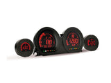 Koso KOS-BA064900 Speedometer & Tachometer 4 Gauge Kit Blue/Red for Touring 14-20 w/Fairing