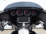 Koso KOS-BA064920 Speedometer & Tachometer 4 Gauge Kit Red for Touring 14-20 w/Fairing