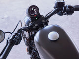 Koso KOS-BA077410 DL-04HD Multifunction 3-3/8" Round Speedometer w/Tachometer Black for Harley-Davidson Softail Fat Bob 18-Up/Sportster 14-21/Dyna Street Bob/Low Rider/Wide Glide 12-17/Softail Breakout/Rocker/Black Line 11-17