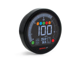 Koso KOS-BA077410 DL-04HD Multifunction 3-3/8" Round Speedometer w/Tachometer Black for Harley-Davidson Softail Fat Bob 18-Up/Sportster 14-21/Dyna Street Bob/Low Rider/Wide Glide 12-17/Softail Breakout/Rocker/Black Line 11-17