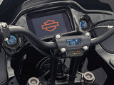 Koso KOS-BA080050 Complete D2 Speedometer/Tachometer w/Fuel Level & Engine Temperature Gauge Kit Black for Harley-Davidson Touring 14-23 (when running Late Model Breakout/Street Bob Gauge Housing)
