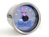 Koso KOS-BB551B20 2-3/8" Digital Tachometer Silver