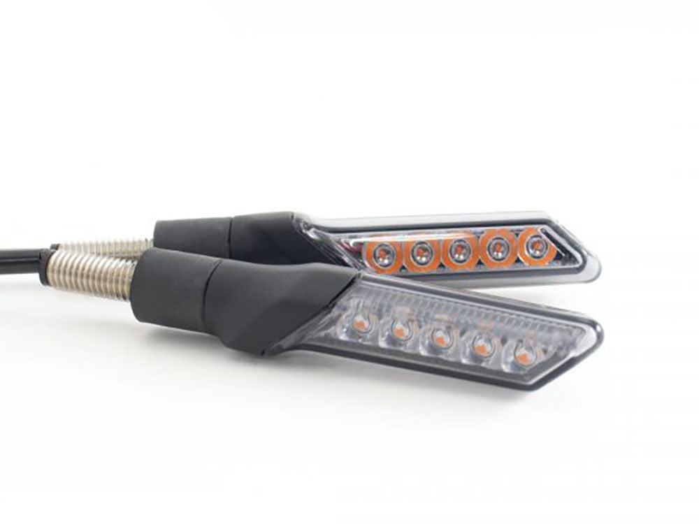 Koso North America KOS-HE044000 GW-02 Sequential LED Amber Turn Signals Black