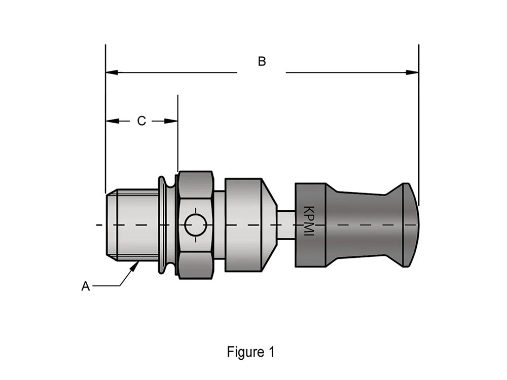 Kibblewhite KPM-20-21255 Compression Release Valves (Overall Length = 1.730" x Thread Length = 0.350")(Pair)
