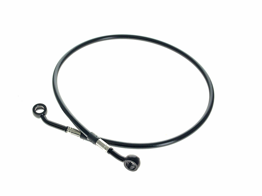Kraus Motor Co KRA-EL-0697 Rear Brake Line Black for Harley-Davidson Softail 18-24 w/Kraus Rear Radial Caliper & Bracket