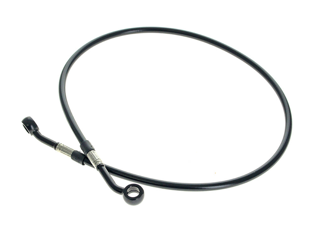 Kraus Motor Co KRA-EL-0770 Rear Brake Line Black for Harley-Davidson Touring 14-Up w/Kraus Rear Radial Caliper & Bracket