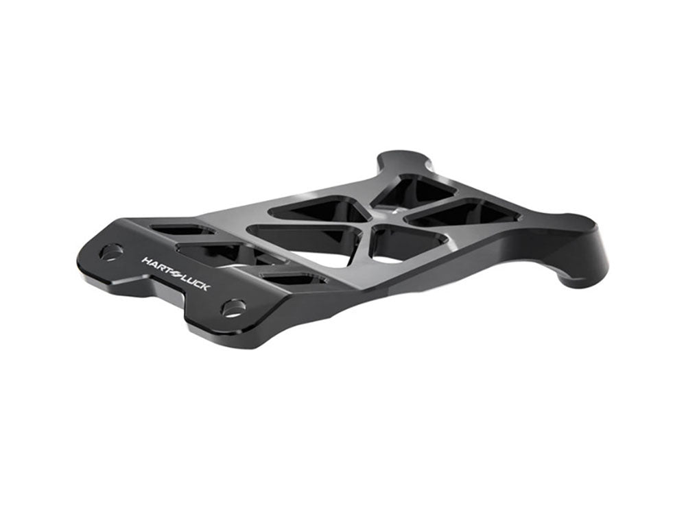 Kraus Motor Co KRA-IN-PB-38-B Hart Luck Riser Base & 3" Iso Risers Black for Indian Chieftain 25-Up
