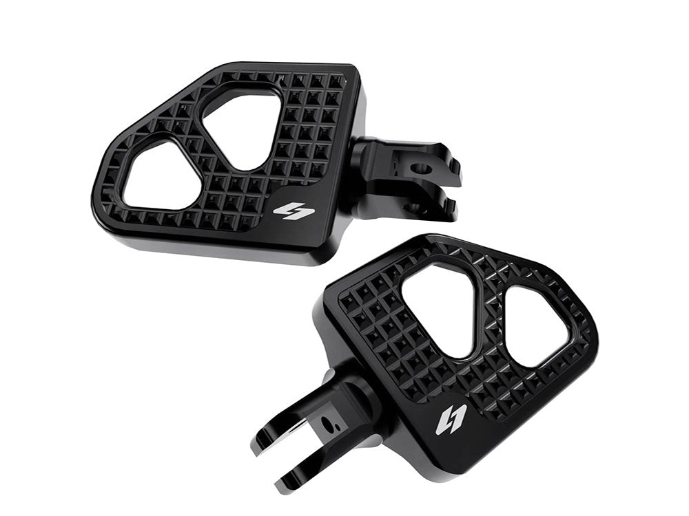 Kraus KRA-SF-FC-82-B Max Lean Mini Rider Floorboards Black for Rear on Softail 18-Up