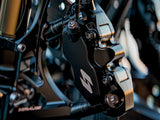 Kraus Motor Co KRA-UN-BR-18XL-P Left Hand Front RTX8 Series Radial 4 Piston Caliper Black (Can be used as Right Hand Rear Caliper)