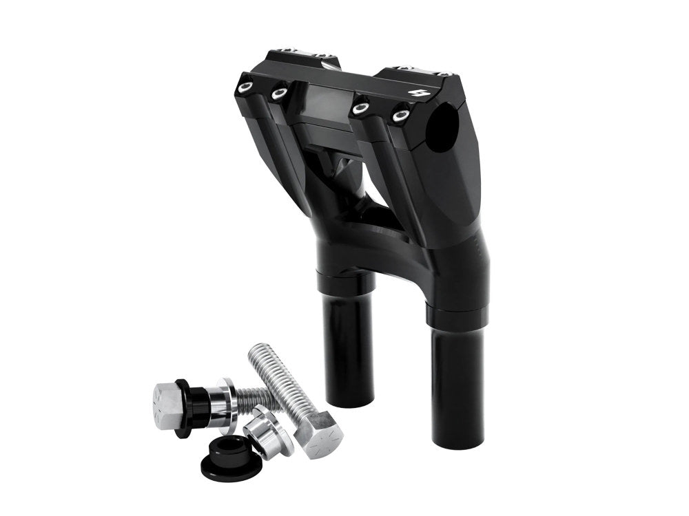 Kraus KRA-UN-ISO-58-A 8" Kickback x 1" Clamp Isolated Riser Kit Black