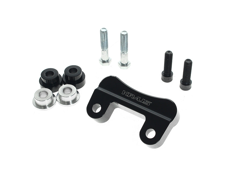 Kraus Motor Co KRA-UN-PB-02-B Raptor Pullback Plate Black for Harley-Davidson Softail 84-17/Dyna 91-17/Sportster 86-21/FXR 82-94