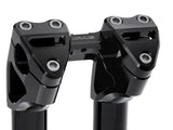 Kraus KRA-UN-RI-17-B 7" Kickback x 1-1/8" Clamp Workman Riser Kit Black for 1-1/8" Handlebar