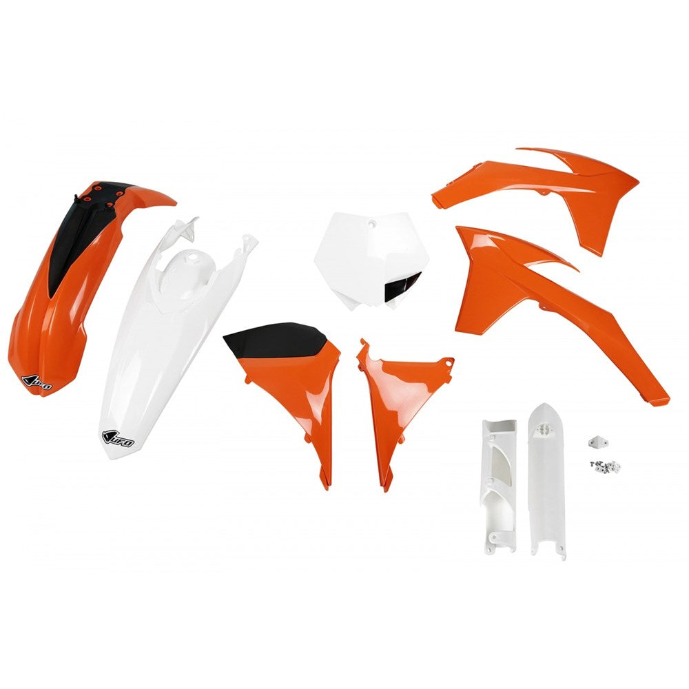 UFO Full Plastics Kit OEM Colours for KTM SX 125/SX 150/SX 250/SX-F 250/SX-F 350/SX-F 450/XC 125/XC 150/XC 250/XC-F 250/XC-F 350/XC-F 450/XCF 250/XCF 350/XCF 450 2011