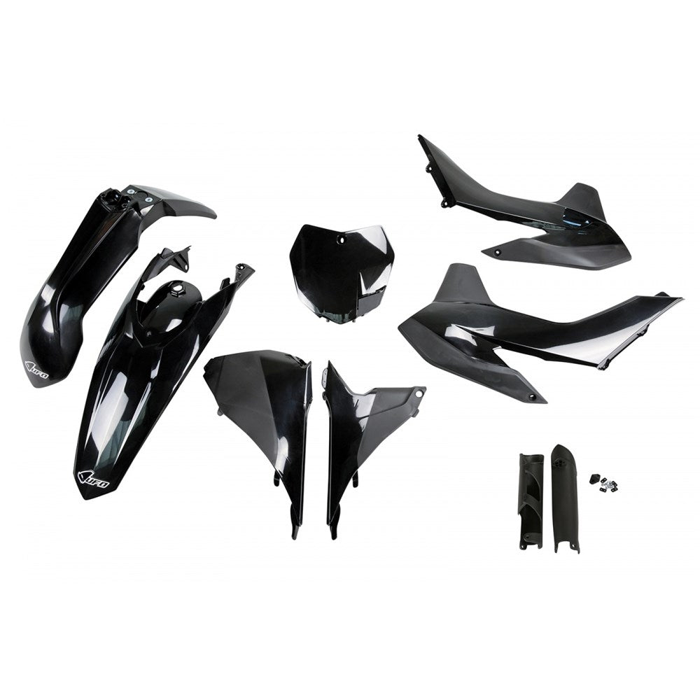 UFO Full Plastics Kit Black for KTM SX 125/SX-F 450 13-15/SX 150/SX 250/SX-F 350/SX-F 250 13-14