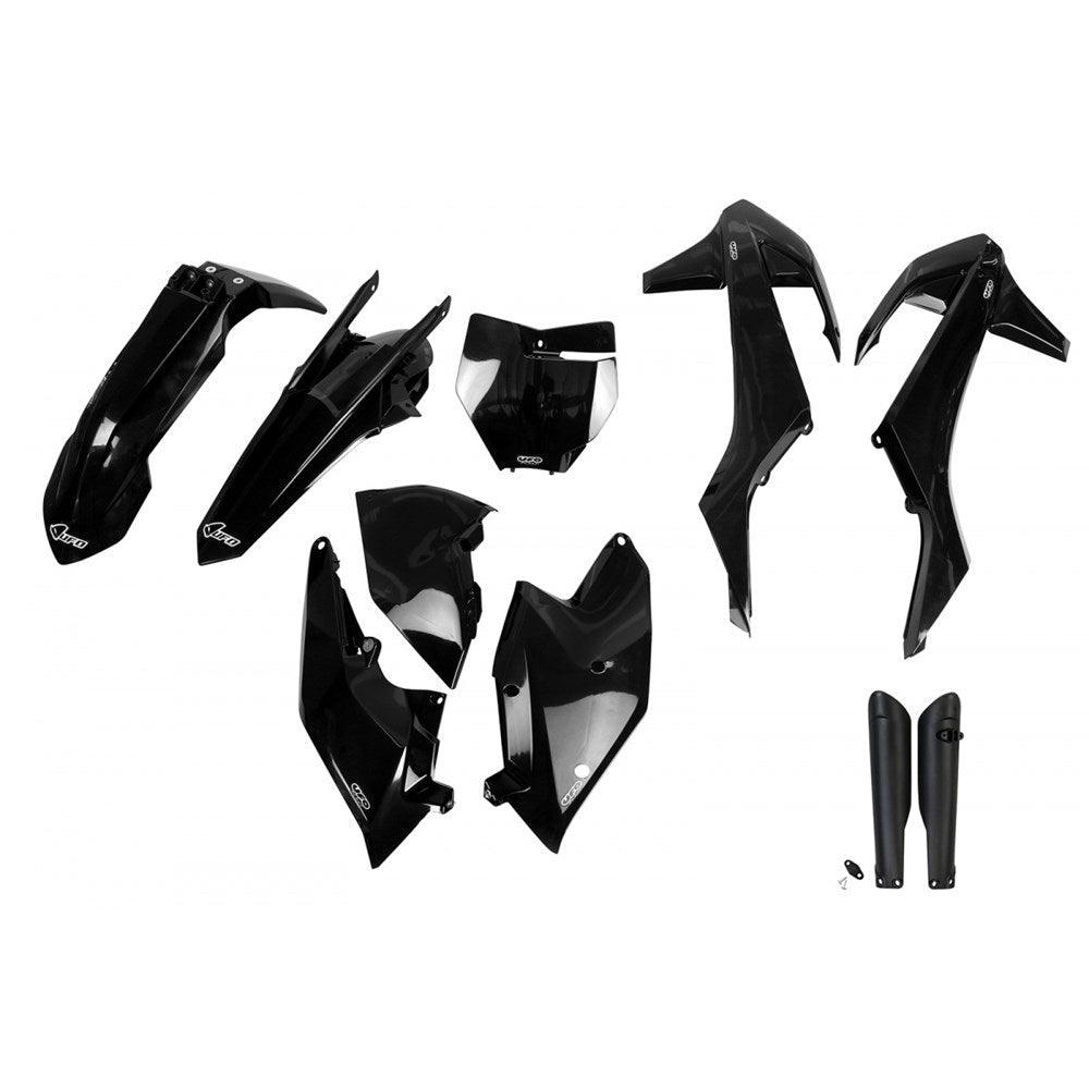 UFO Plastics Kit Black for KTM SX 125/150/SX-F 250/350/450 16-18/SX 250 17-18