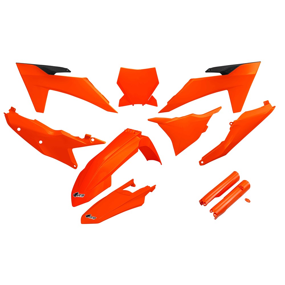 UFO Plastics Kit Orange for KTM SX/XC/SX-F/XC-F 23-24/EXC/XC/EXC-F/XC-W/XCF-W 24-25