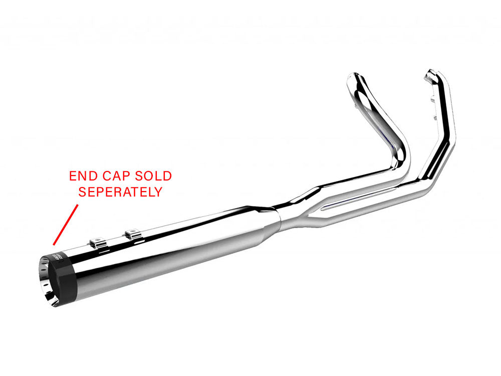 Khrome Werks KW200770 Outlaw 2-1 Exhaust Chrome for Touring 17-Up