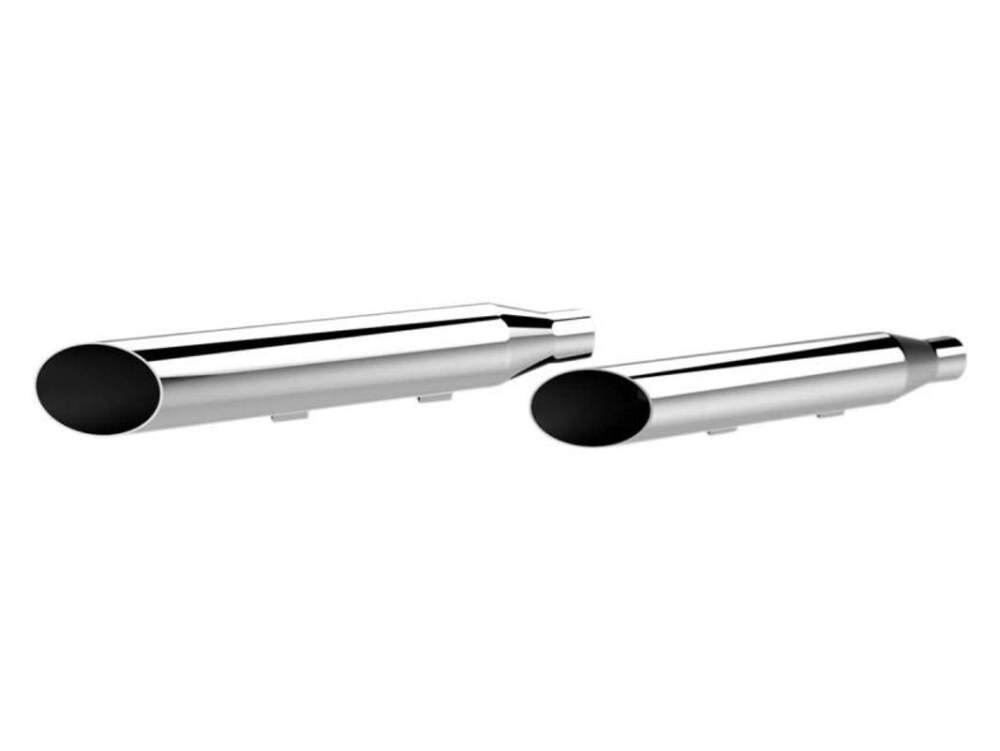 Khrome Werks KW202395 3" HP-Plus Slash Cut Slip-On Mufflers Chrome for Sportster 14-21