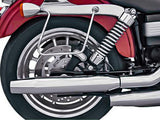 Khrome Werks KW202410A 3" HP-Plus Shorty Tapered Slip-On Mufflers Chrome for Dyna 95-17