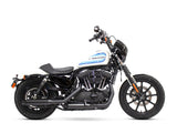 Khrome Werks KW202895 3" HP-Plus Slash Cut Slip-On Mufflers Black for Sportster 14-21