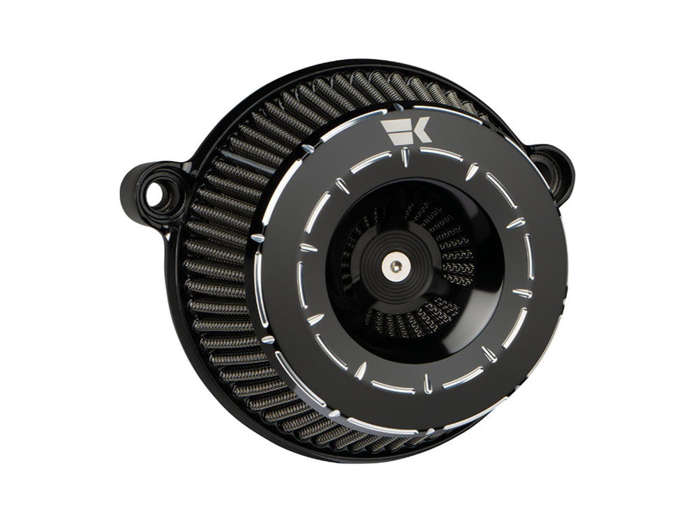 Khrome Werks KW250110 Tracer Instigator Series Air Cleaner Kit Black for Milwaukee-Eight 17-Up