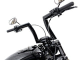 LA Choppers LA-7302-01BLK 2.0" Strip Bar 12" x 2" Ape Hanger Handlebar Gloss Black